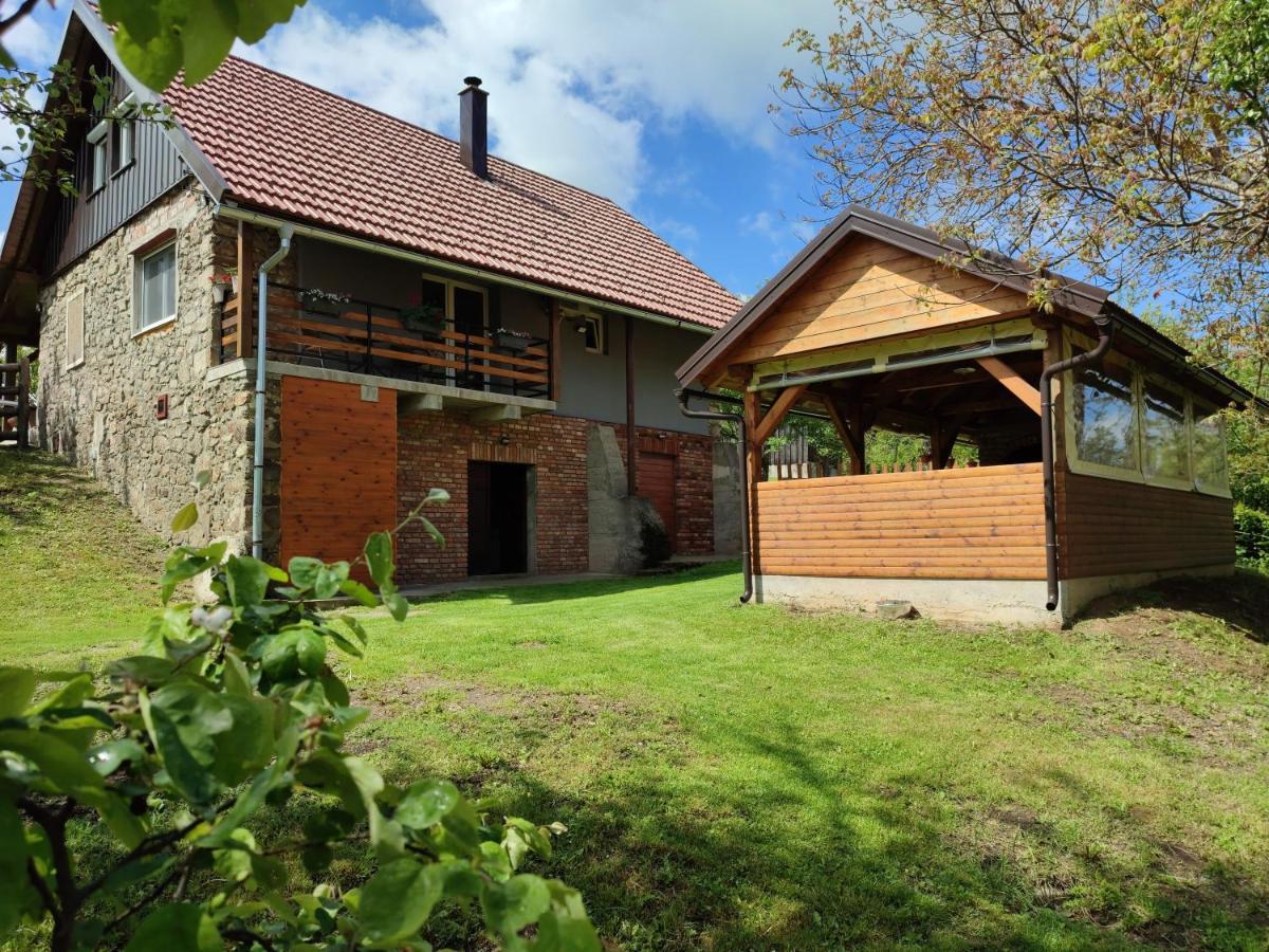 Holiday Home "Sleme" With Jacuzzi, Big Garden And Arbor With Fireplace Skrad Eksteriør billede