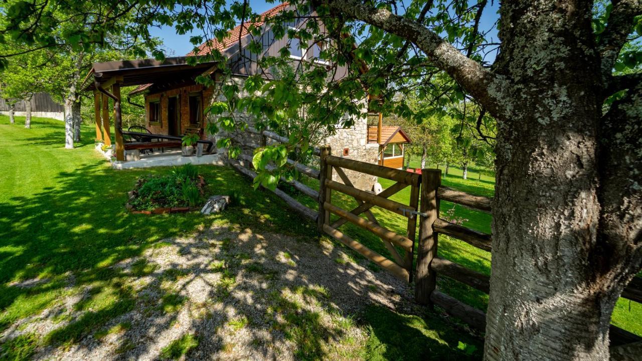 Holiday Home "Sleme" With Jacuzzi, Big Garden And Arbor With Fireplace Skrad Eksteriør billede