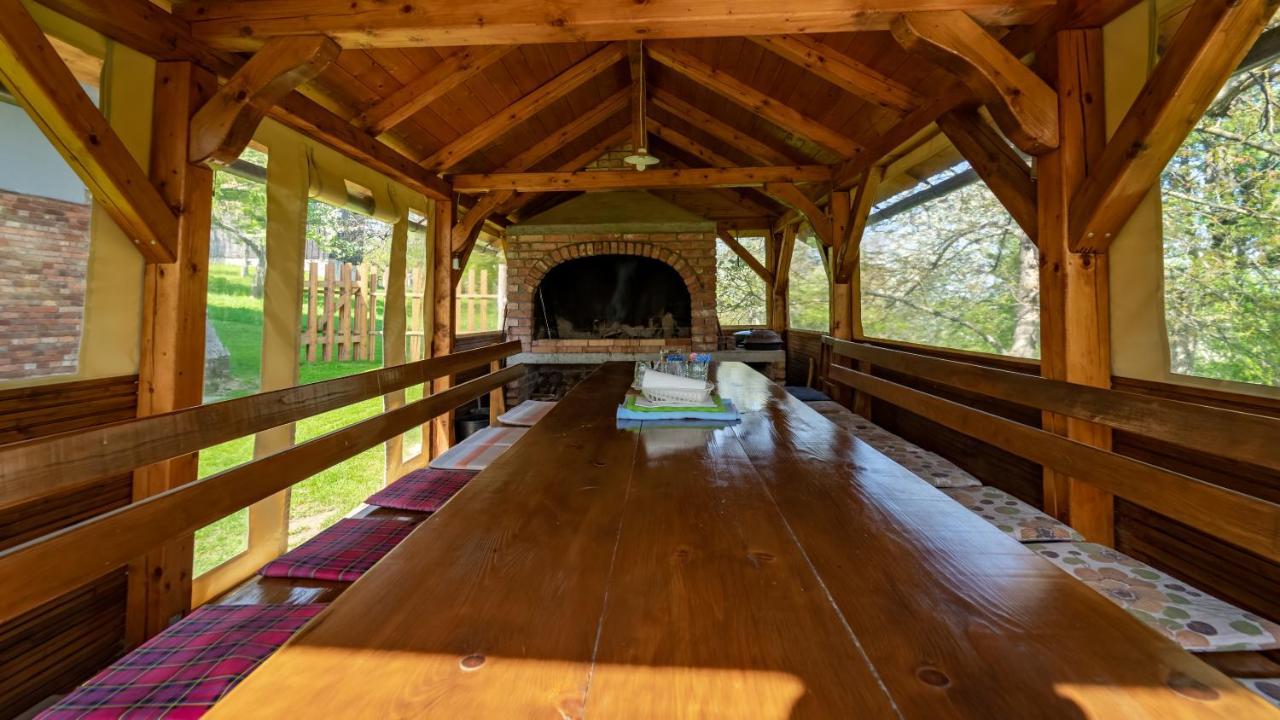 Holiday Home "Sleme" With Jacuzzi, Big Garden And Arbor With Fireplace Skrad Eksteriør billede
