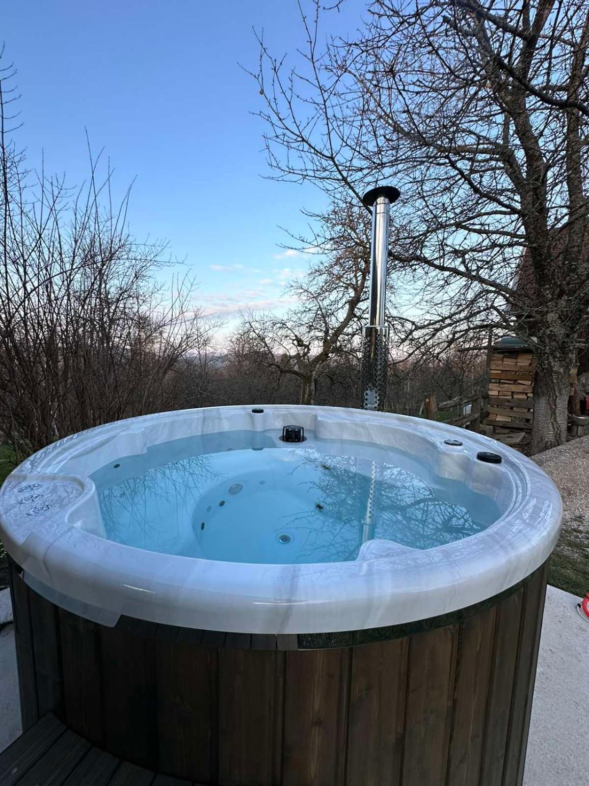 Holiday Home "Sleme" With Jacuzzi, Big Garden And Arbor With Fireplace Skrad Eksteriør billede